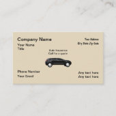 Auto-Versicherungs-Agent Visitenkarte (Vorderseite)