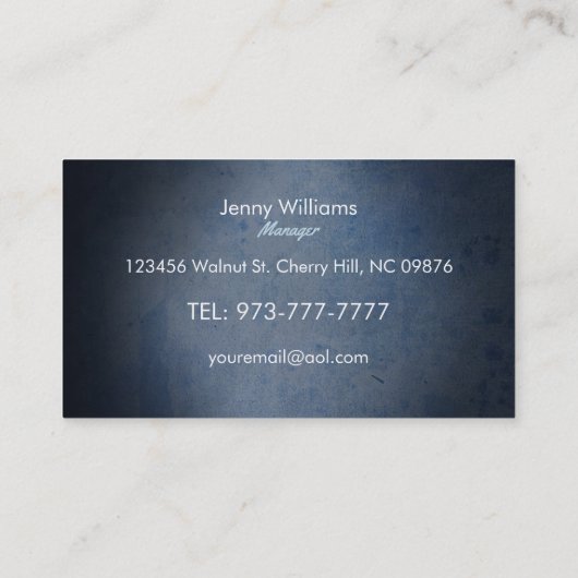 Auto-Vertragshändler-Slogans Visitenkarte (Rückseite)