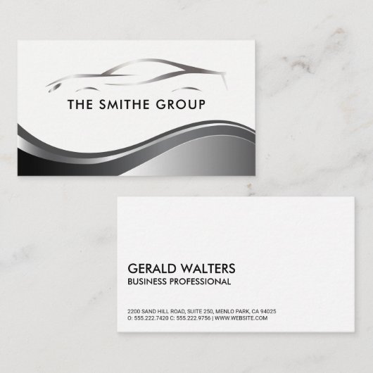 Auto Visitenkarte (Vorne/Hinten)