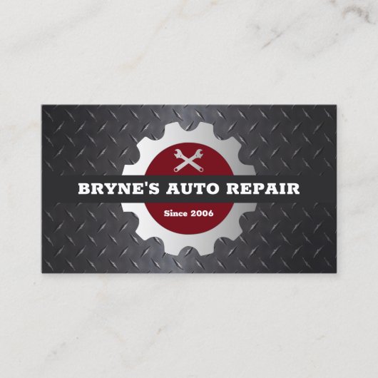 Auto Visitenkarte (Vorderseite)