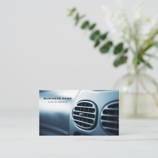 Auto Visitenkarte (Stehend Vorderseite)