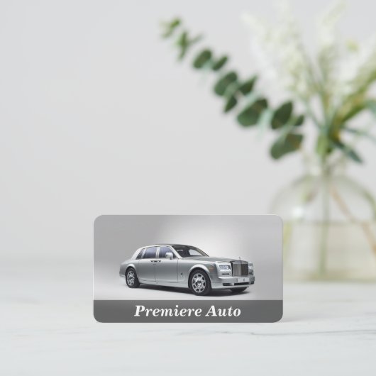 Auto Visitenkarte (Stehend Vorderseite)