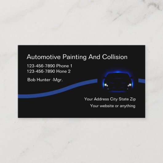 Auto Visitenkarte (Vorderseite)