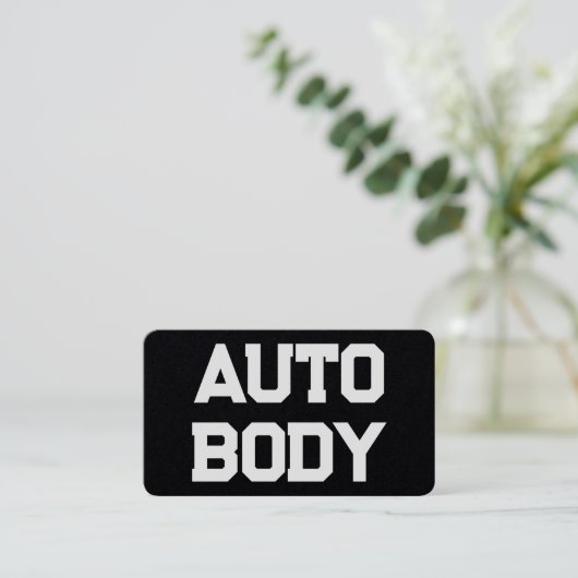 Auto Visitenkarte (Stehend Vorderseite)