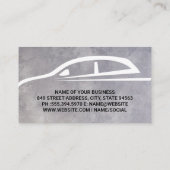 Auto Visitenkarte (Rückseite)