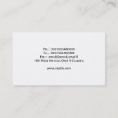 Auto-Visitenkarte Visitenkarte (Rückseite)