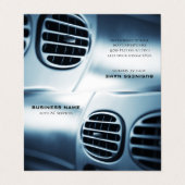 Auto Visitenkarten (Außenseite Aufgefaltet)