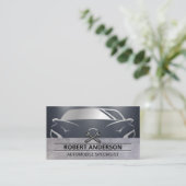 Auto-Vorderansicht | Wrenches | Reparatur Visitenkarte (Stehend Vorderseite)