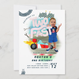 Auto wächst zwei schnell einladung