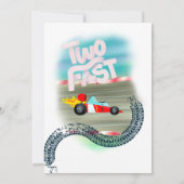 Auto wächst zwei schnell einladung (Rückseite)