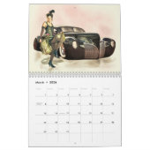 Auto-Wandkalender u. Retro Pinups Kalender (Mär 2026)