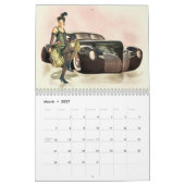Auto-Wandkalender u. Retro Pinups Kalender (Mär 2027)