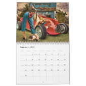 Auto-Wandkalender u. Retro Pinups Kalender (Feb 2027)