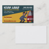 Auto-Warnungssystem-Visitenkarte Visitenkarte (Vorne/Hinten)