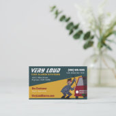 Auto-Warnungssystem-Visitenkarte Visitenkarte (Stehend Vorderseite)