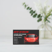 Auto-Wasch-Profi-Autodetailing-QR-Code Visitenkarte (Stehend Vorderseite)