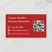 Auto-Wasch-Profi-Autodetailing-QR-Code Visitenkarte (Rückseite)