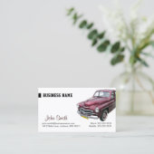 Auto Wash and Detection Visitenkarte (Stehend Vorderseite)