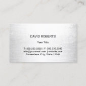 Auto Wash & Auto - Blaues Etikett Visitenkarte (Rückseite)