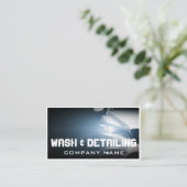 Auto Wash & Auto Detection Moderne Dunkelheit Visitenkarte (Stehend Vorderseite)