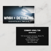 Auto Wash & Auto Detection Moderne Dunkelheit Visitenkarte (Vorne/Hinten)