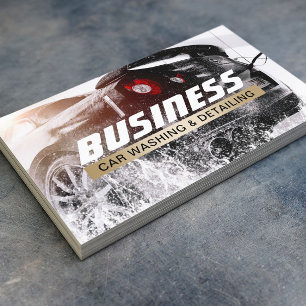 Auto Wash Auto für Automobile - Gold-Label Visitenkarte