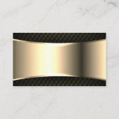 Auto Wash Cleaning Service Gold Metallic Visitenkarte (Rückseite)