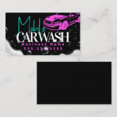 Auto-Wash-Fahrzeug im Detail Visitenkarte (Vorne/Hinten)