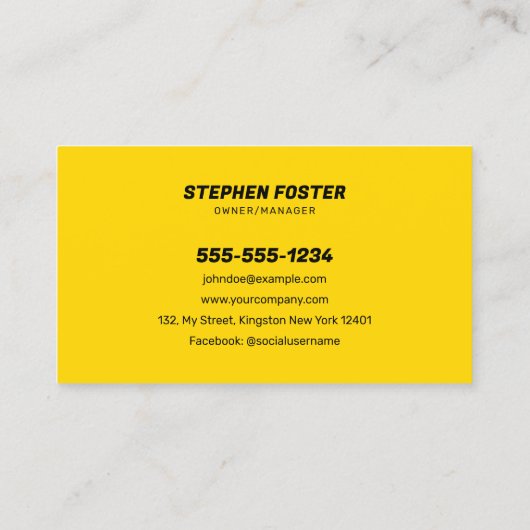 Auto Wash Mobile Detection Wasser Tropfen schwarz Visitenkarte (Rückseite)