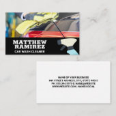 Auto Wash | Sprühflasche Visitenkarte (Vorne/Hinten)