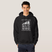 Auto-Weihnachtsbaum Hoodie (Vorne ganz)