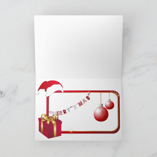 Auto-Weihnachtskarten 7 Feiertagskarte (Innenseite)