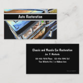 Auto-Wiederherstellungs-Geschäfts-Karten Visitenkarte (Vorne/Hinten)