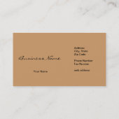 Auto-Wiedersehen Visitenkarte (Rückseite)