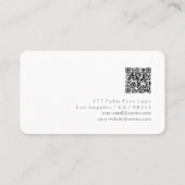 Auto Window Tinting, Red Sports Car, QR Code, Vs 2 Visitenkarte (Rückseite)