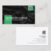 Auto Workshop Mechanische Reparatur Auto Gold Icon Visitenkarte (Vorne/Hinten)