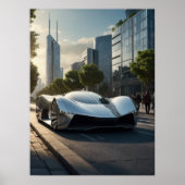 Auto Wow! Futuristisches Auto 03 Poster (Vorne)