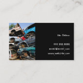 Auto-Wracking-Entfernung Recycelnd Metall Bu Visitenkarte (Rückseite)