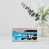 Auto Wrap | Automobilanpassungen Visitenkarte (Stehend Vorderseite)