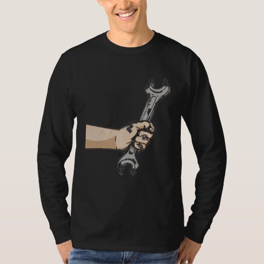 Auto Wrench Workshop  Garage Car Mechanic T-Shirt (Vorderseite)
