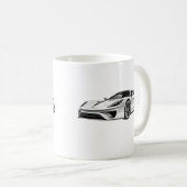 Auto zeichnend II Kaffeetasse (VorderseiteRechts)