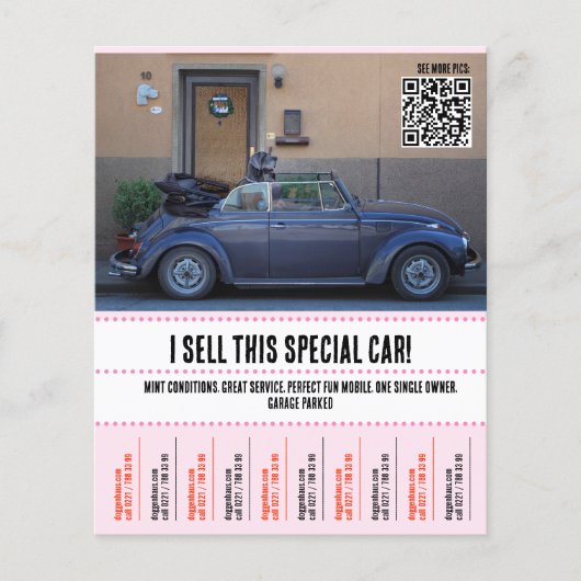 Auto zu verkaufen flyer (Vorne)