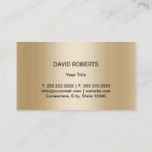 Auto zum Abwasch von Kraftfahrzeugen mit Goldstrei Visitenkarte (Rückseite)