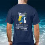 Auto zur beruflichen Reinigung T-Shirt<br><div class="desc">Berufliches Reinigungs-Service-Auto Detailing Navy Blue Shirt.</div>