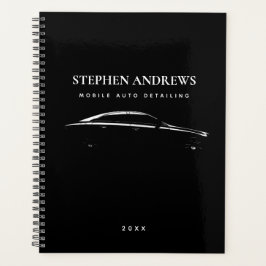 Auto zur Reinigung Reparatur Anstellungsbuch Planer