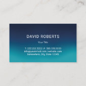 Auto zur Reinigung von Kraftfahrzeugen im Detail Visitenkarte (Rückseite)