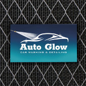 Auto zur Reinigung von Kraftfahrzeugen im Detail Visitenkarte