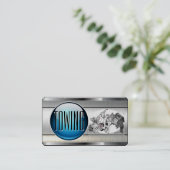 Auto-Zwei-Visitenkarte Visitenkarte (Stehend Vorderseite)