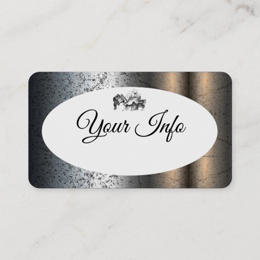 Auto-Zwei-Visitenkarte Visitenkarte (Rückseite)