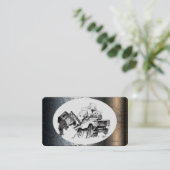 Auto-Zwei-Visitenkarte Visitenkarte (Stehend Vorderseite)